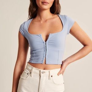 Abercrombie | Cotton Seamless Fabric Corset Top
